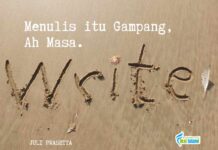 Menulis Itu Gampang, Ah Masa?